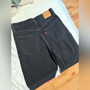 NEW LEVI’S Ribcage Wide Leg - Black Size 28x32